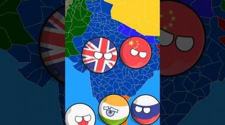 united kingdom and other countries attacks bharat #countryballs #shorts