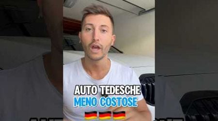 Le AUTO TEDESCHE NUOVE meno costose #auto #audi #bmw #mercedes #volkswagen