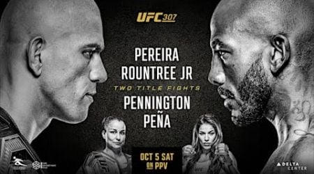 UFC 307 LIVE PEREIRA VS ROUNTREE LIVESTREAM &amp; FULL FIGHT COMPANION