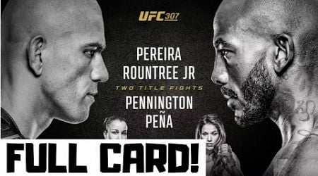 UFC 307 Predictions Pereira vs Rountree Full Card Betting Breakdown