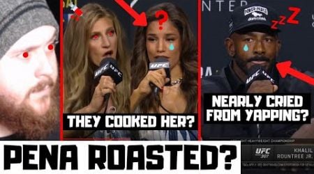 UFC 307 Press Conference Reaction! The Roast Of Pena? Khalil Yap Session? GOAT Translator?