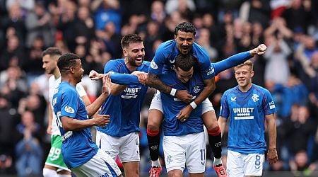 What time and TV channel is Rangers v St Johnstone on today in the Cinch Scottish Premiership?