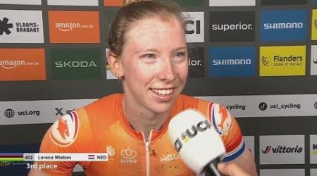 Lorena Wiebes - Interview at the Finish - UCI GRAVEL WORLD CHAMPIONSHIPS 2024