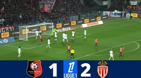 Rennes vs Monaco 1-2 | Ligue 1 2024 | Match Highlights