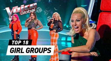 MIND-BLOWING GIRL GROUPS in the Blind Auditions on The Voice