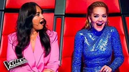 UNEXPECTED TWIST! Coaches hear their own HITS on The Voice!