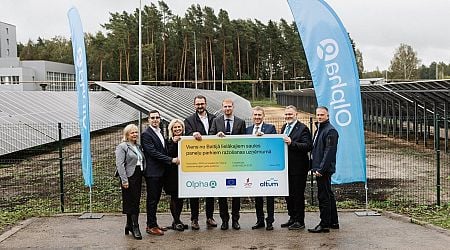 Another solar energy park opens in Latvia