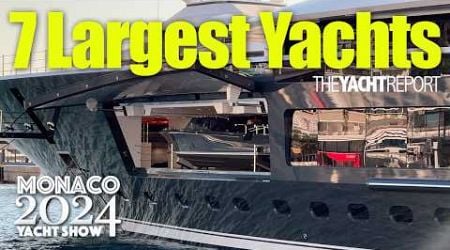 The $3 MILLION Charter! | Largest Superyachts at The Monaco Yacht Show | MYS2024