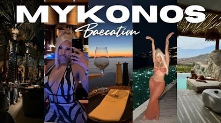 EPIC BAECATION IN MYKONOS &amp; ATHENS GREECE | SWIMMING , CAVES, BEACH CLUB ,DINNER | TRAVEL VLOG