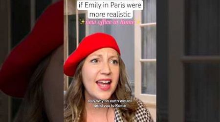 Emily (not) in Rome w/ @fabriziovmoroni #france #italy #emilyinparis #parody #paris #livingabroad