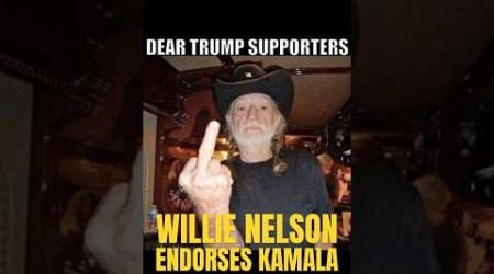 Willie Nelson ENDORSES Kamala Harris