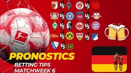 Pronostics Bundesliga : Journee 6 : Francfort Bayern - Leverkusen Kiel - Union Berlin Dortmund etc