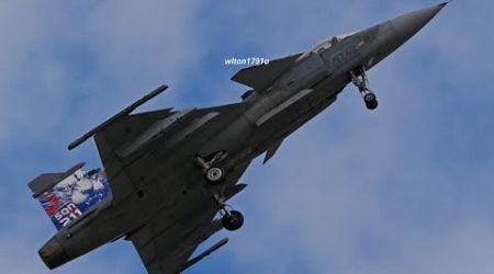 Czech Gripen full demo at RIAT24 21 July #aviation #fighterjets #fighterpilot #gripen #czechrepublic