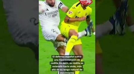 LA LESION DE DANI CARVAJAL EN REAL MADRID 2-0 VILLARREAL LALIGA