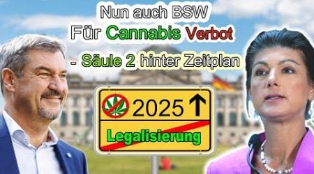 BSW auch gegen Cannabis Legalisierung ! Cannabis 2025 wieder verboten ?