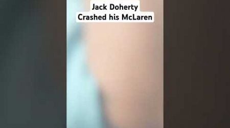 Jack Doherty Crashed his McLaren