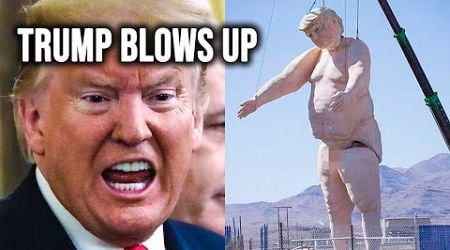 Republicans EXPLODE In Epic Tantrum Over Colossal Naked Trump Statue