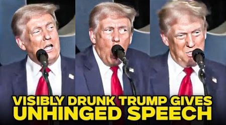 Visibly Drunk Trump Rants Like Crazy Drunken Uncle During Insane Rally