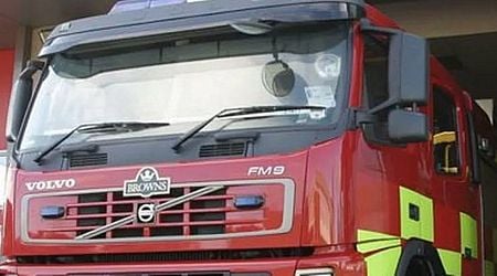 Over 45 firefighters battle ongoing blaze in Antrim 