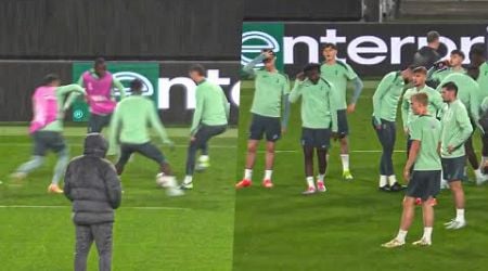 Tottenham train in Hungary ahead of Ferencvaros clash