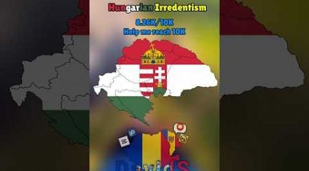 Hungarian irredentism #mapchart #geography #europe #mapper #shorts #hungary #viralvideo #maping