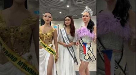 Miss Grand international 2024 Candidates from Myanmar Bangladesh and Czech Republic #grandtv