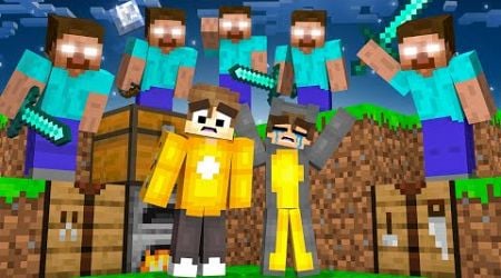 SPEEDRUNNERS Vs HEROBRINES In Minecraft!