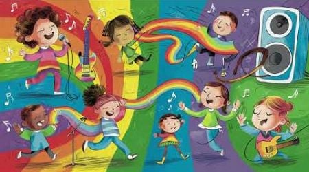 Rainbow Rhapsody Voyage: A Colorful and Joyful Musical Adventure for Kids