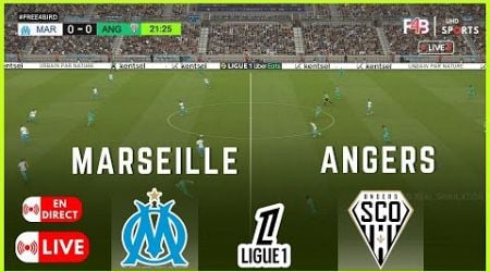 MARSEILLE VS ANGERS EN DIRECT | LIVE | LIGUE 1 24 | SIMULATION &amp; SCORE EN DIRECT #france