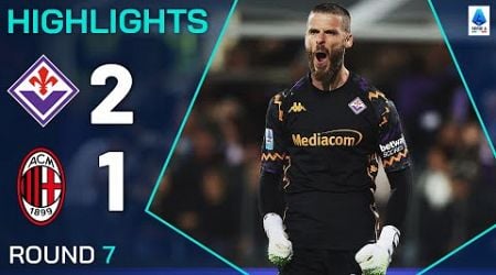 FIORENTINA-MILAN 2-1 | HIGHLIGHTS | De Gea saves TWO penalties in crazy Viola win | Serie A 2024/25