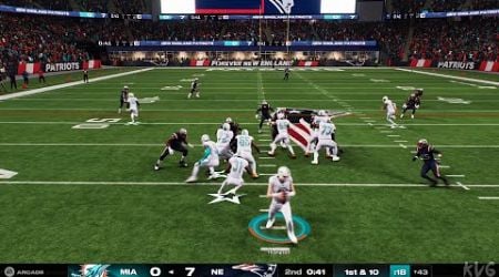 Madden NFL 25 - Miami Dolphins vs New England Patriots - Gameplay (PS5 UHD) [4K60FPS]