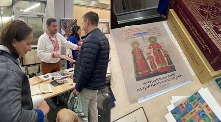 Bulgarian Language, Works of Slavic Handwriting Displayed in Riga on Occasion of European Day of Languages