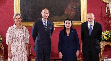 Duke and Duchess of Edinburgh pay courtesy visit to President Myriam Spiteri Debono