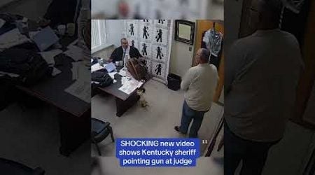 Shocking new video shows Kentucky sheriff pointing gun at judge