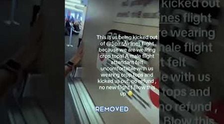 Women KICKED OFF plane for wearing crop tops