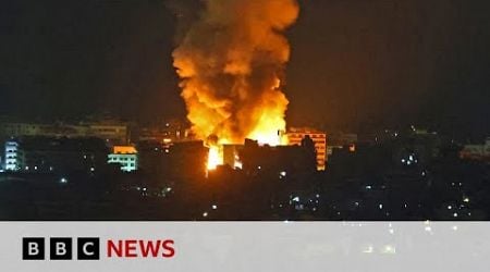 Further Israeli strikes hit southern Beirut | BBC News