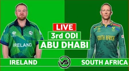 South Africa vs Ireland 3rd ODI Live Scores | SA vs IRE 3rd ODI Live Scores &amp; Commentary