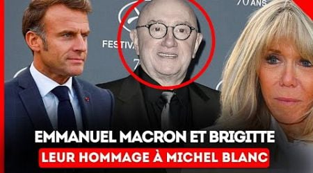 Mort de Michel Blanc : Emmanuel Macron et Brigitte lui rendent un vibrant hommage