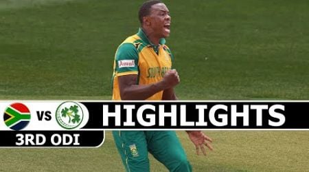 SOUTH AFRICA VS IRELAND HIGHLIGHTS 3RD ODI MATCH 2024 | SA VS IRE