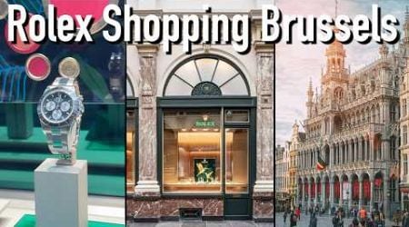 Rolex &amp; Patek Watch Shopping in Brussels Belgium + city sightseeing tour