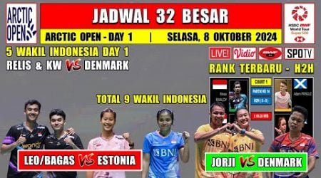 Jadwal 32 Besar Arctic Open 2024 Hari Ini ~ LEO/BAGAS vs ESTONIA ~ JORJI RELIS &amp; KW vs DENMARK