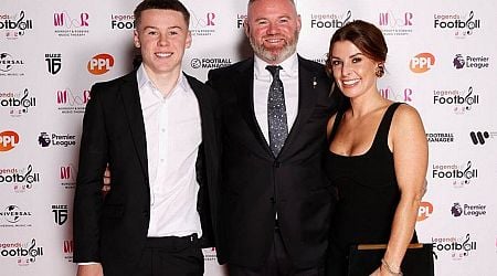 Plymouth Argyle's Wayne Rooney honoured at Legends of Football event