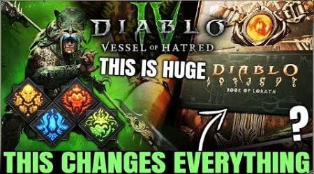 Diablo 4 - So Vessel of Hatred Sent Me This... - Spiritborn is Changing EVERYTHING &amp; More! #ad