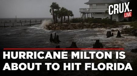 Hurricane Milton Live | Milton Intensifies To Category 5 Strength | Florida Live