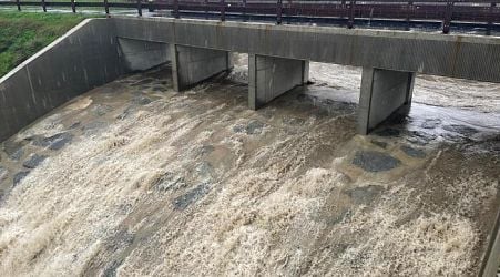 Lambro overflows its banks in Milan