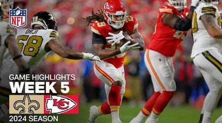 New Orleans Saints vs. Kansas City Chiefs Game Highlights | NFL 2024 Week 5