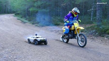 Dirtbike vs RC Car