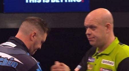 Michael van Gerwen suffers shock exit from World Grand Prix of Darts in 'one of the most embarrassing defeats of his career'