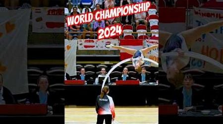 World Championships 2024 in #Gymwheel Woman Straight Line Finals Leonie Botta