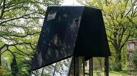 This Retreat Is Inspired By The F-117 Nighthawk Aircraft & Built On A Former Secret WWII Military Base